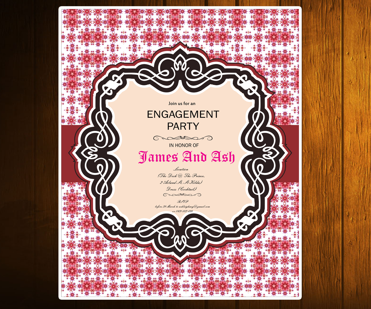 Invitation Design by Abhiranjan Yadav for this project | Design #1411411