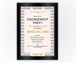 Invitation Design by Abhiranjan Yadav for this project | Design: #1411412