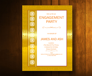 Invitation Design by Abhiranjan Yadav for this project | Design: #1411413