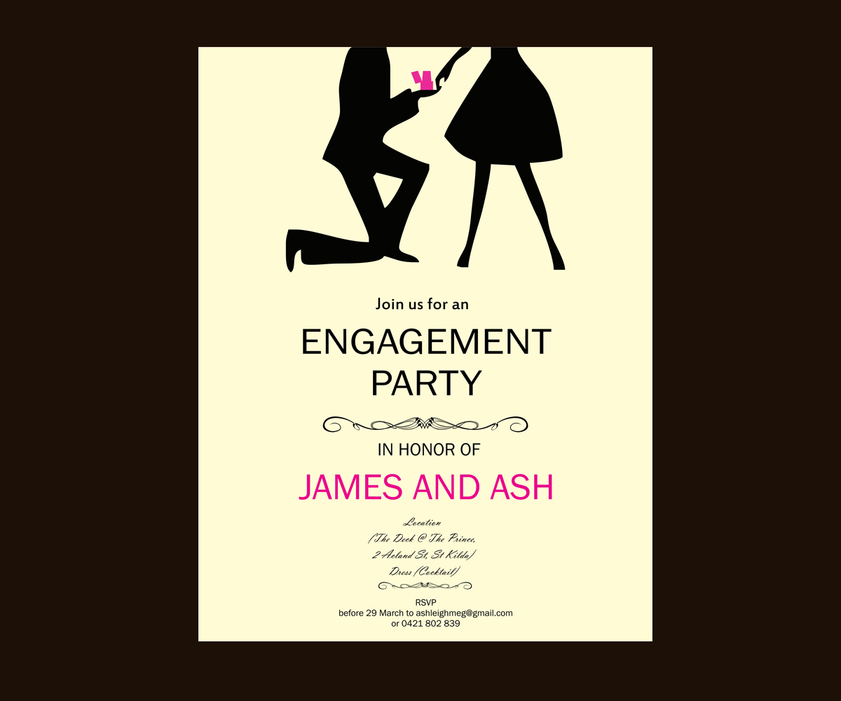 Invitation Design by Abhiranjan Yadav for this project | Design #1411421
