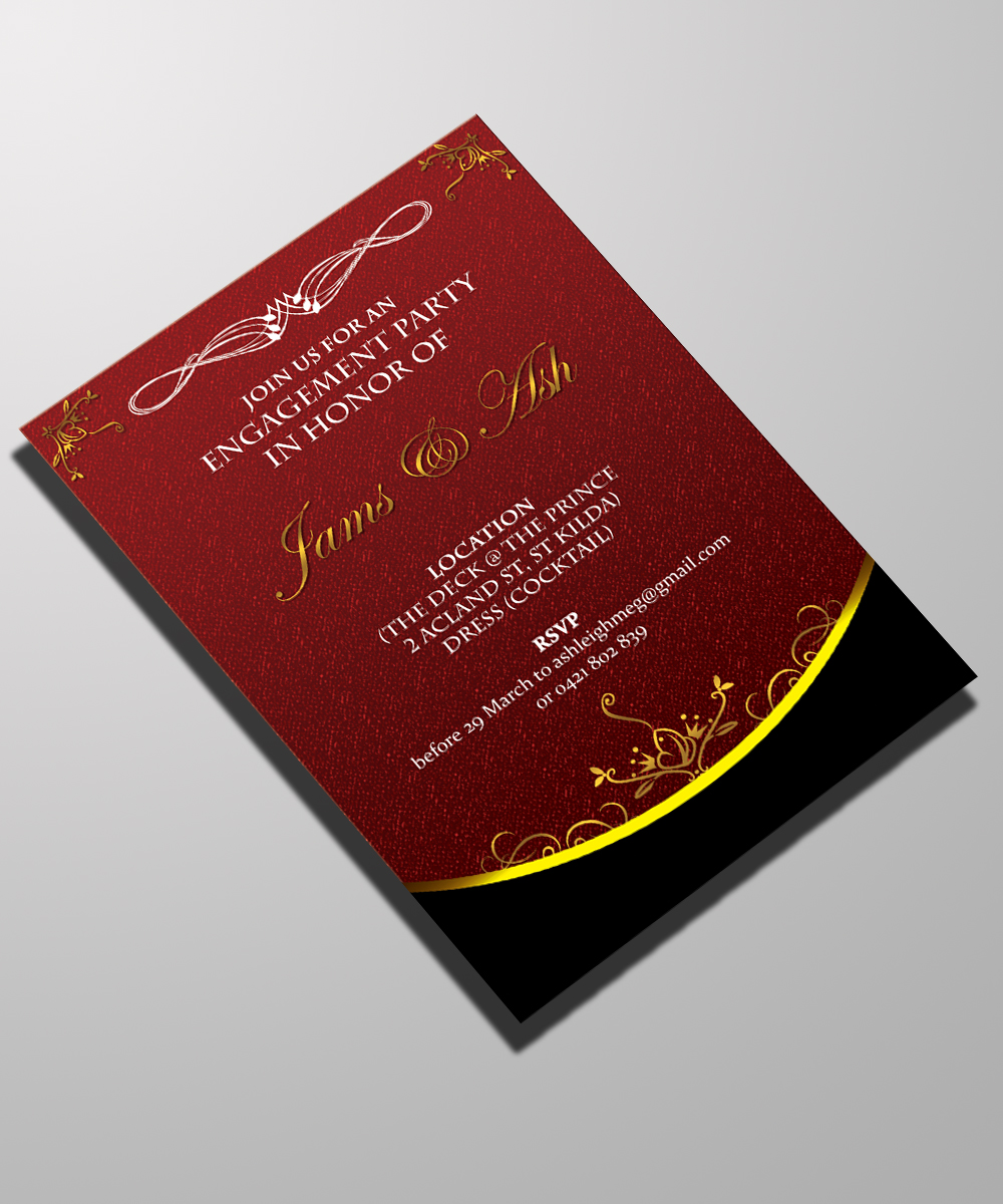 Invitation Design by Abhiranjan Yadav for this project | Design #1411783