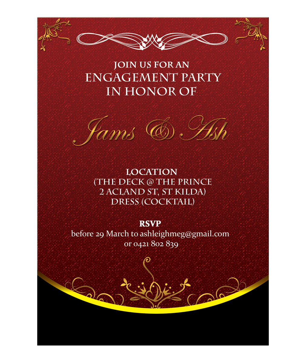 Invitation Design by Abhiranjan Yadav for this project | Design #1411793