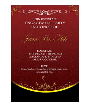 Invitation Design by Abhiranjan Yadav for this project | Design: #1411793