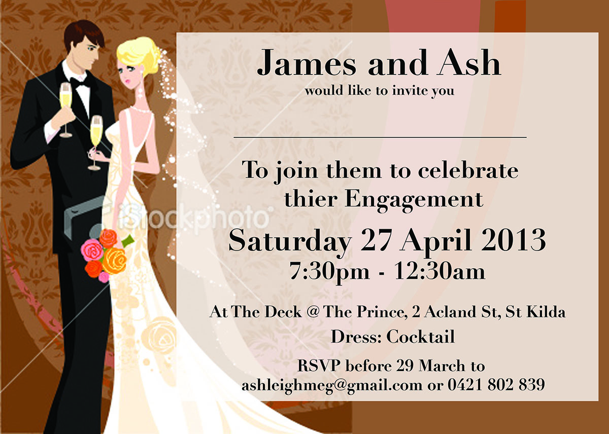 Invitation Design by Lou Sharp for this project | Design #1457233