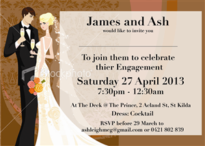Invitation Design by Lou Sharp for this project | Design: #1457233