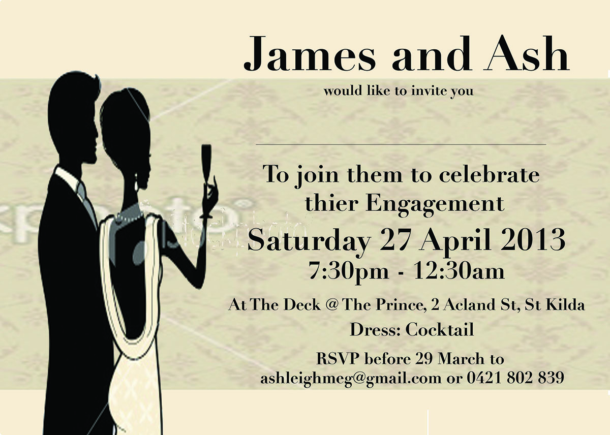 Invitation Design by Lou Sharp for this project | Design #1457514