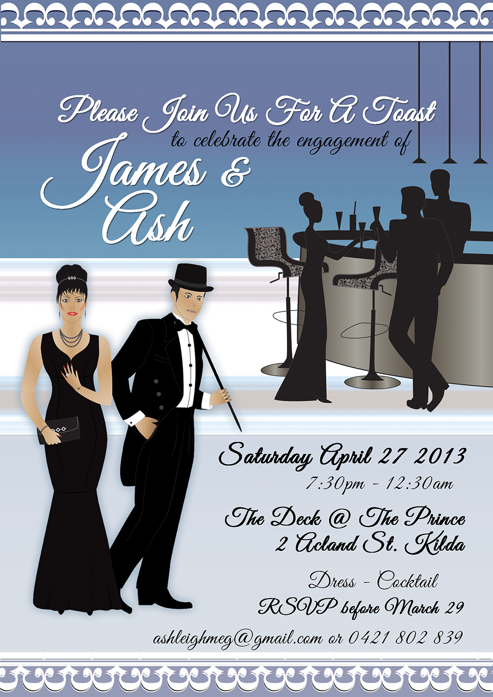 Invitation Design by menriquez for this project | Design #1444612