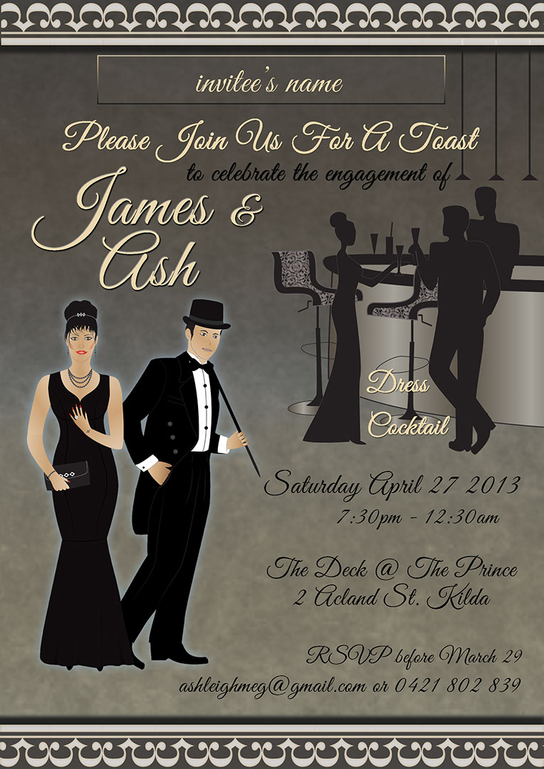 Invitation Design by menriquez for this project | Design #1447904
