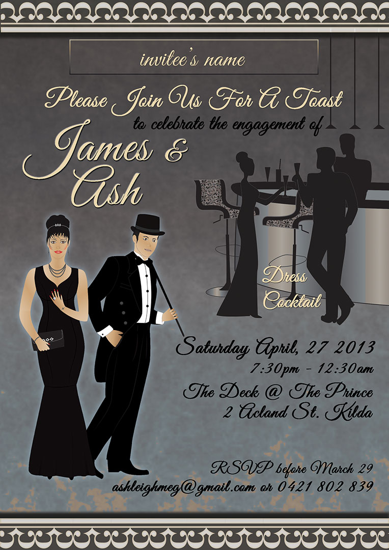 Invitation Design by menriquez for this project | Design #1454332