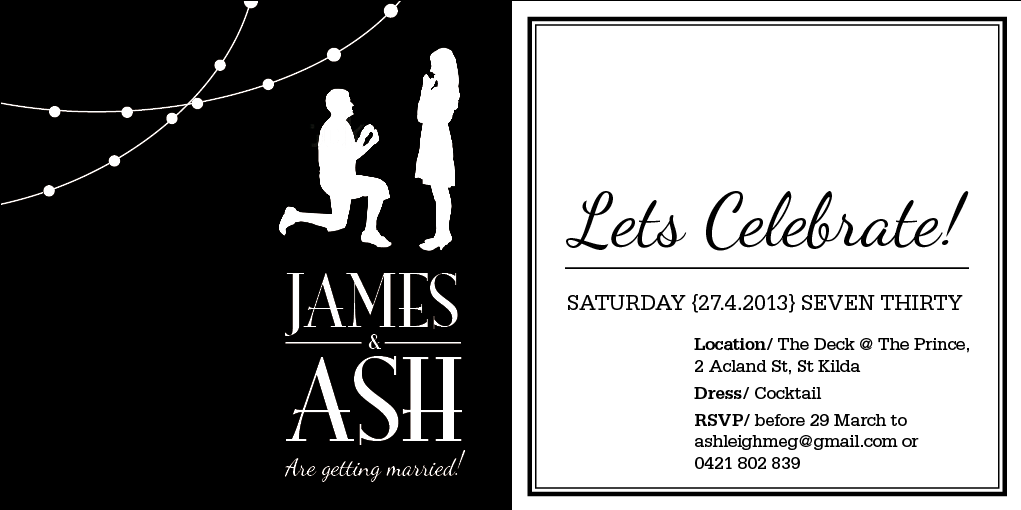 Invitation Design by kiwi-carla for this project | Design #1391627