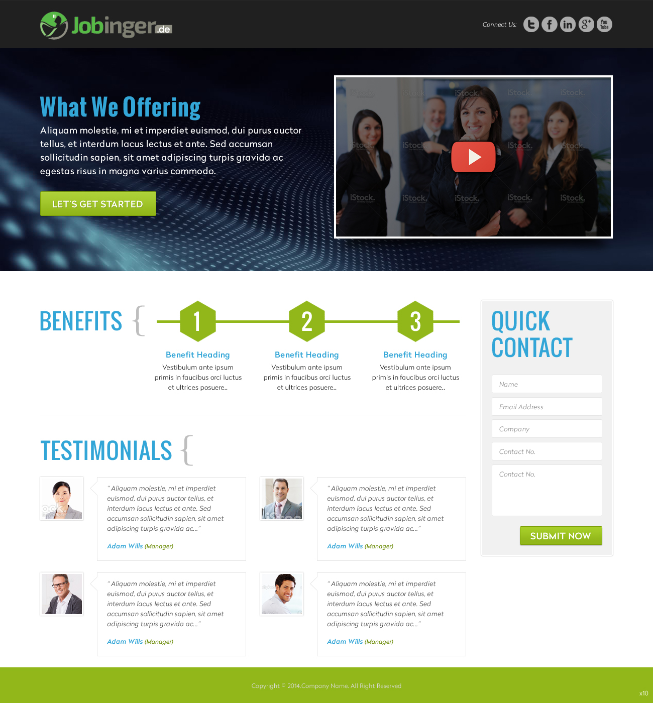 Diseño Web por pb para Jobinger | Diseño #4980175