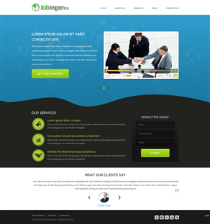 Web Design by pb for Jobinger | Design: #4980183
