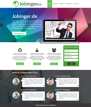 Diseño Web por Advent Innovative para Jobinger | Diseño: #5017912