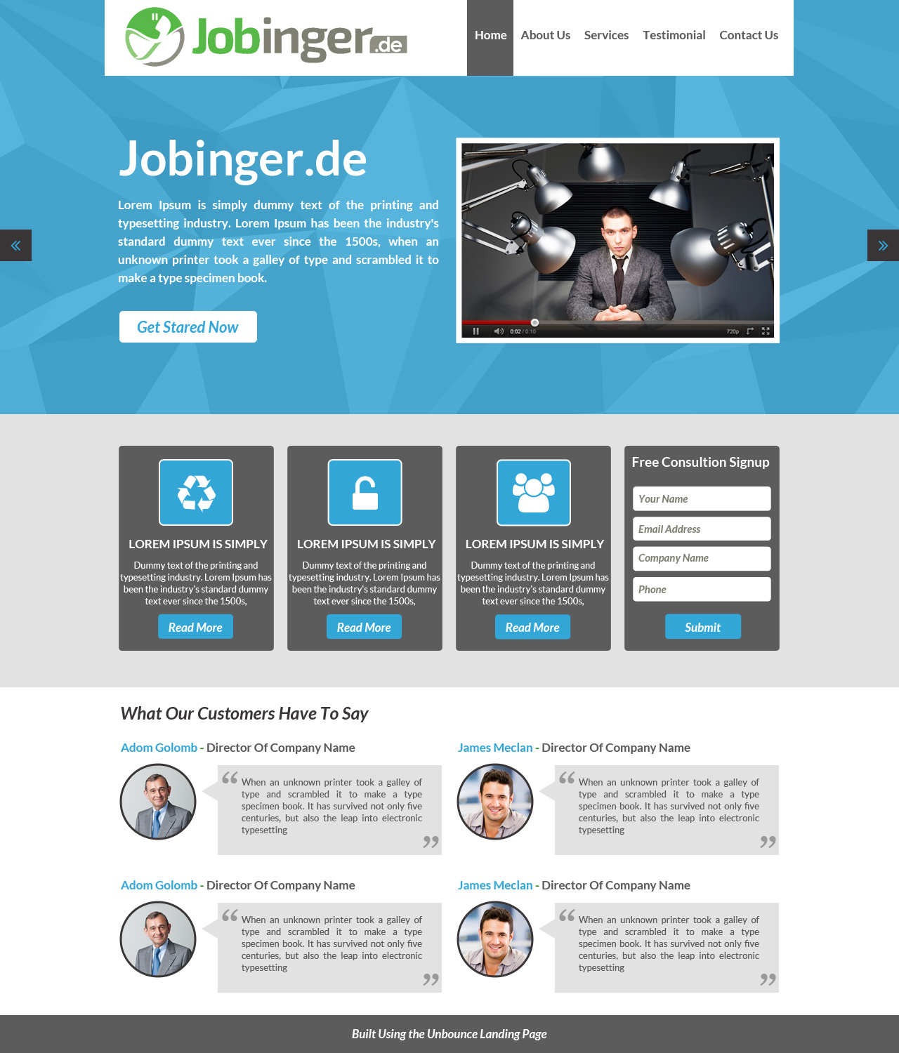 Web Design by Advent Innovative for Jobinger | Design #5017920