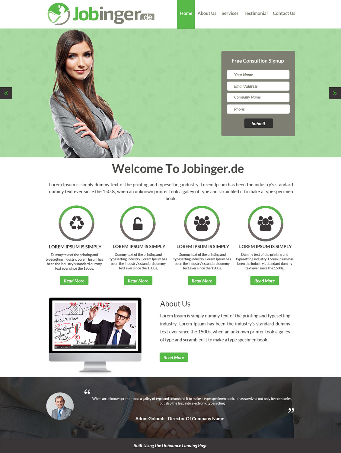 Web Design by Advent Innovative for Jobinger | Design #5018700