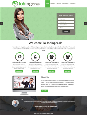 Diseño Web por Advent Innovative para Jobinger | Diseño: #5018700