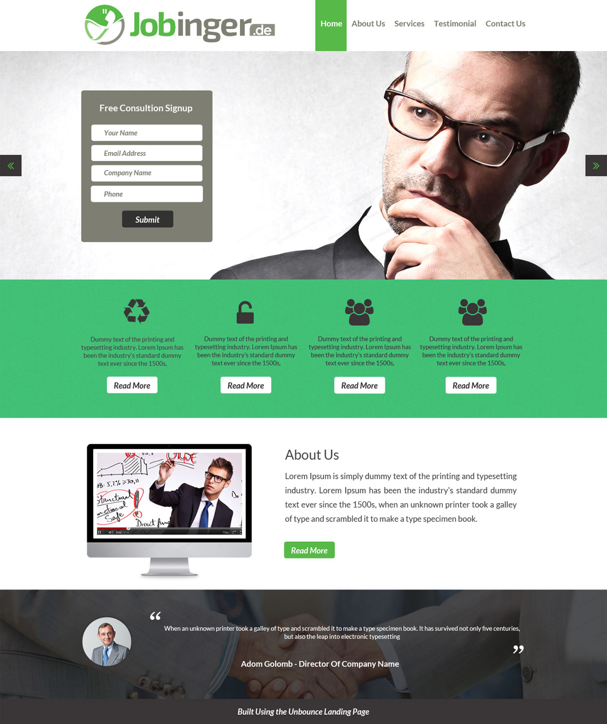 Web Design by Advent Innovative for Jobinger | Design #5019130