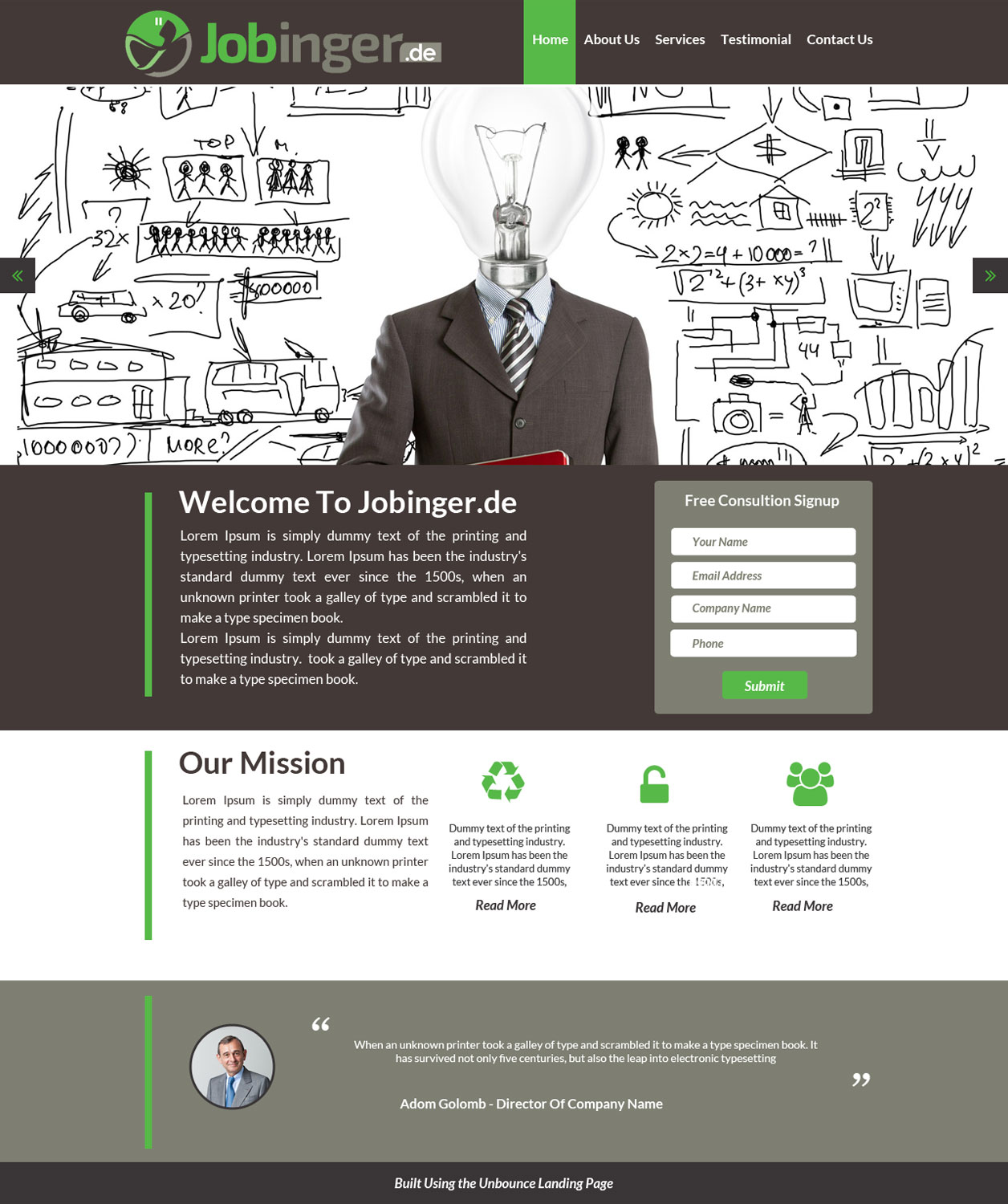 Web Design par Advent Innovative pour Jobinger | Design #5019435
