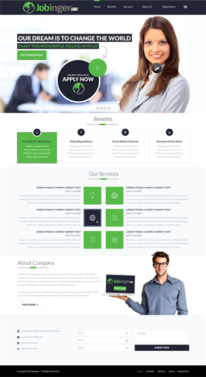 Diseño Web por Advent Innovative para Jobinger | Diseño: #5028393