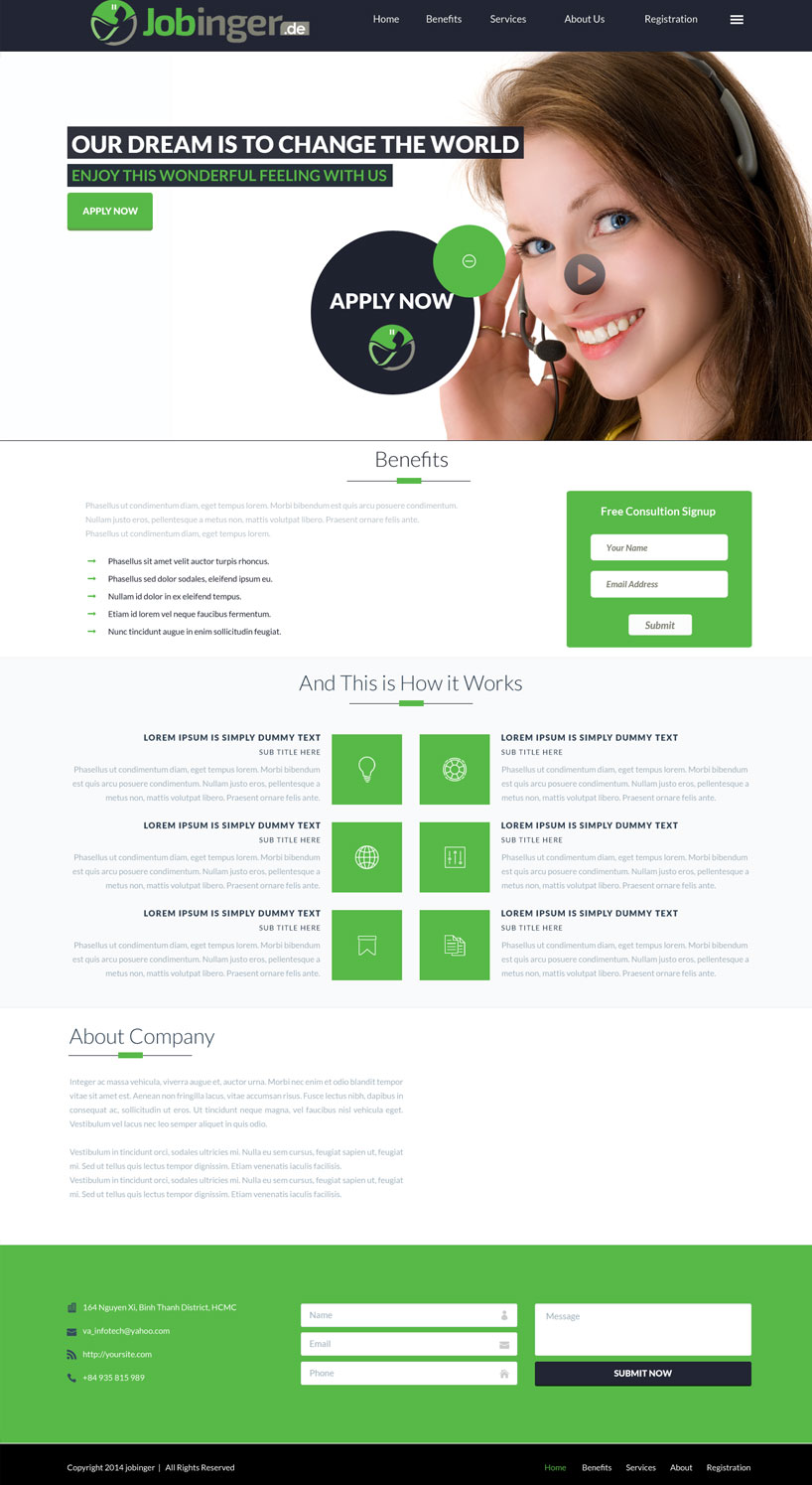 Web Design by Advent Innovative for Jobinger | Design #5035264