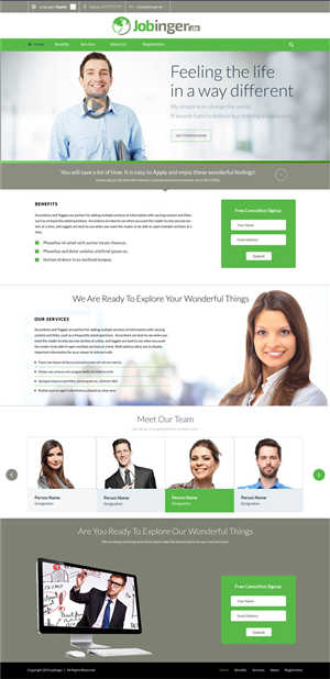 Diseño Web por Advent Innovative para Jobinger | Diseño: #5065610