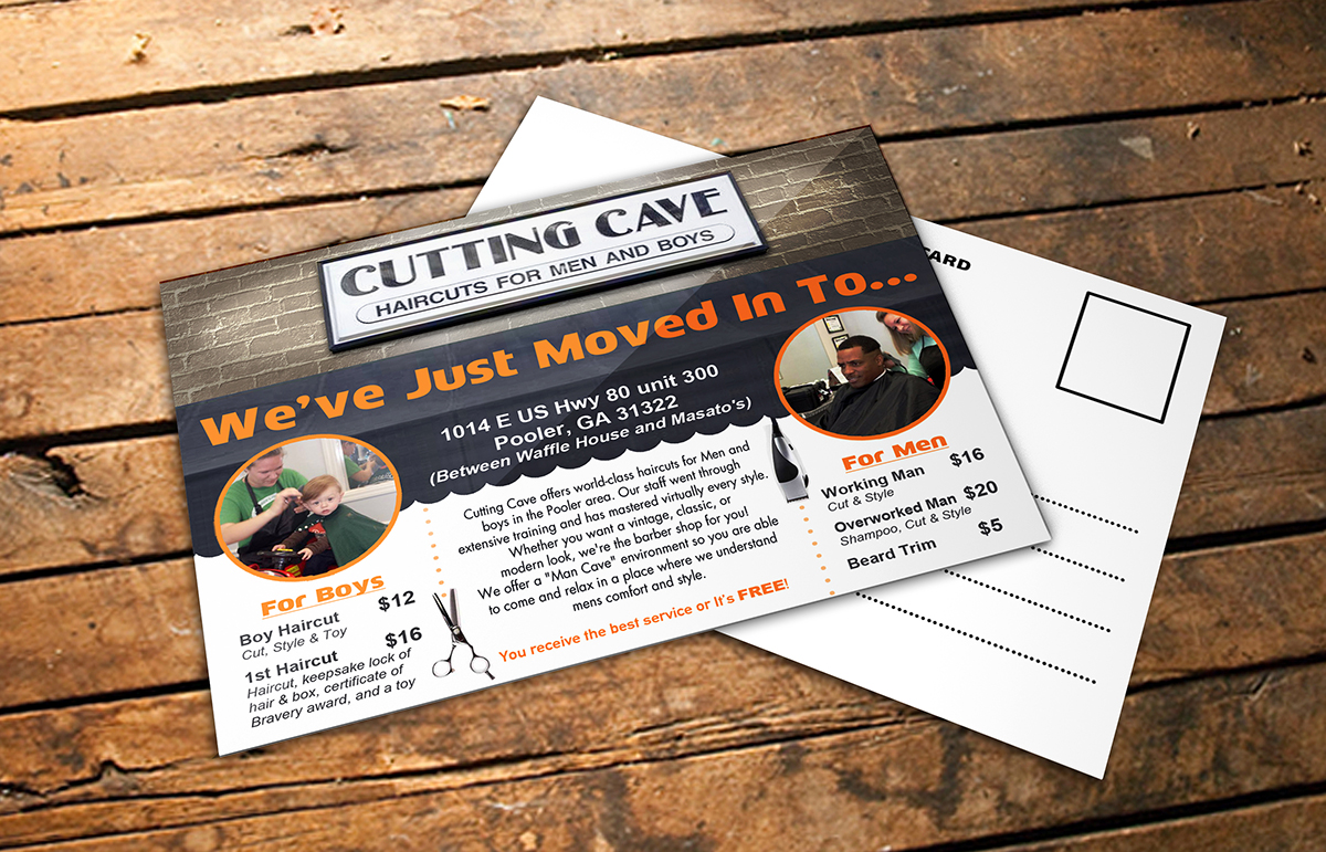 Hair Postcard Design For A Company By Memorylane Design 4937643