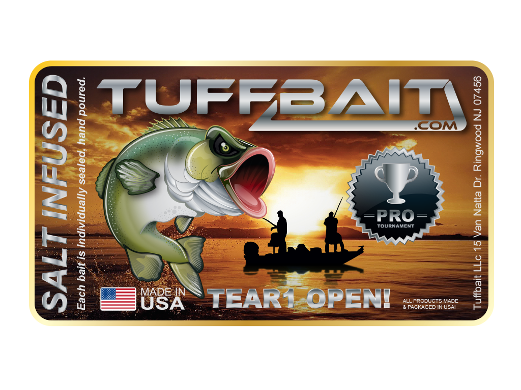 Label Design by Zinkblot for Tuffbait LLC | Design #5011143