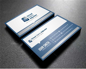 Business Card Design by AwsomeD for Virtual Claims Adjuster Inc. | Design: #4930052