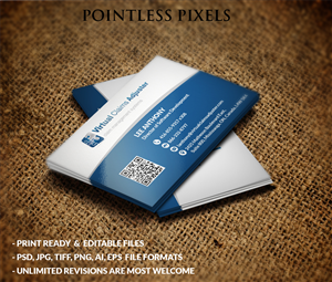 Business Card Design by Pointless Pixels India for Virtual Claims Adjuster Inc. | Design: #4960355