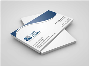 Business Card Design by szabist for Virtual Claims Adjuster Inc. | Design #4930580