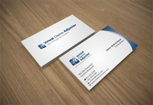 Business Card Design by szabist for Virtual Claims Adjuster Inc. | Design: #4930586