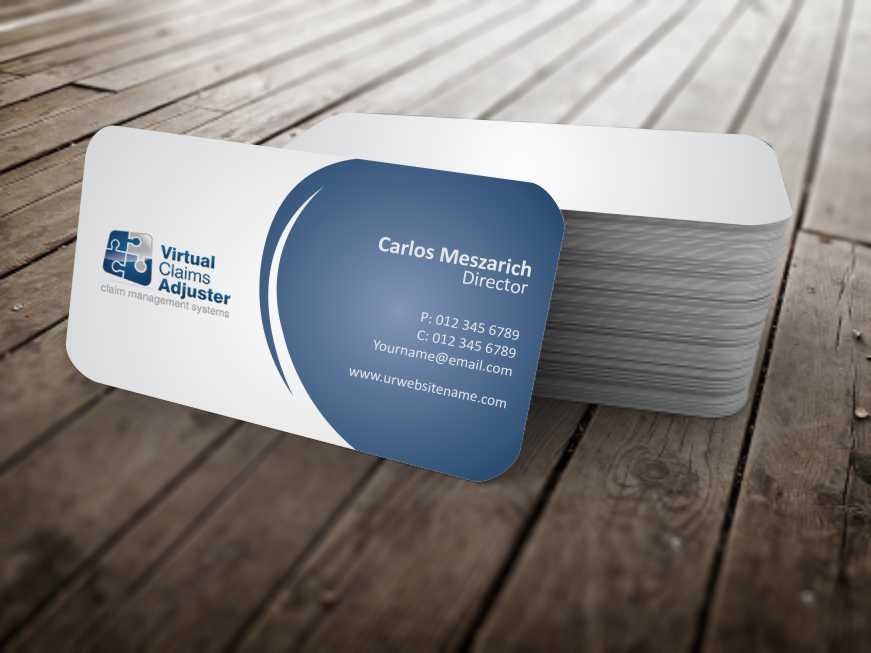 Business Card Design by szabist for Virtual Claims Adjuster Inc. | Design #4930596