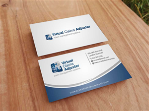 Business Card Design by szabist for Virtual Claims Adjuster Inc. | Design: #4930597
