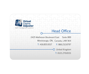 Business Card Design by Anastasia Kovsh for Virtual Claims Adjuster Inc. | Design: #4926627