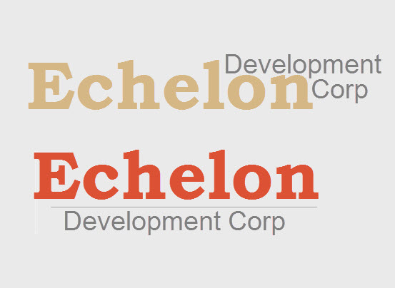 Logo Design by zamzak for Echelon Developments | Design #4934312