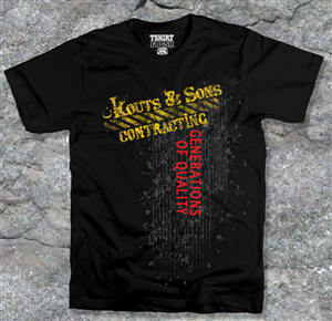 T-shirt Design by TZãrtz for Kouts & Sons Inc. | Design: #4948193