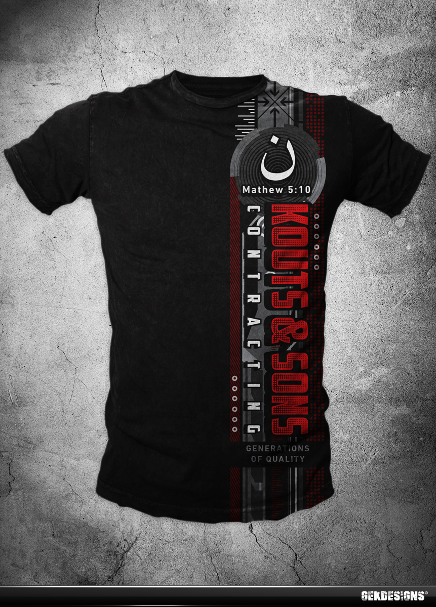 T-shirt Design by gekgrfx for Kouts & Sons Inc. | Design: #4956406