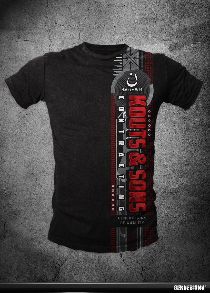 T-shirt Design by gekgrfx for Kouts & Sons Inc. | Design #5009942