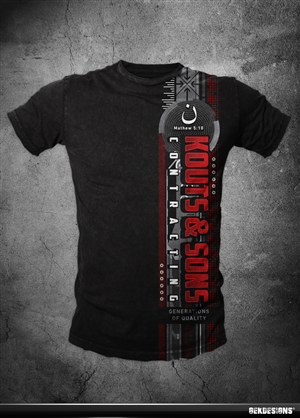 T-shirt Design by gekgrfx for Kouts & Sons Inc. | Design: #5009942