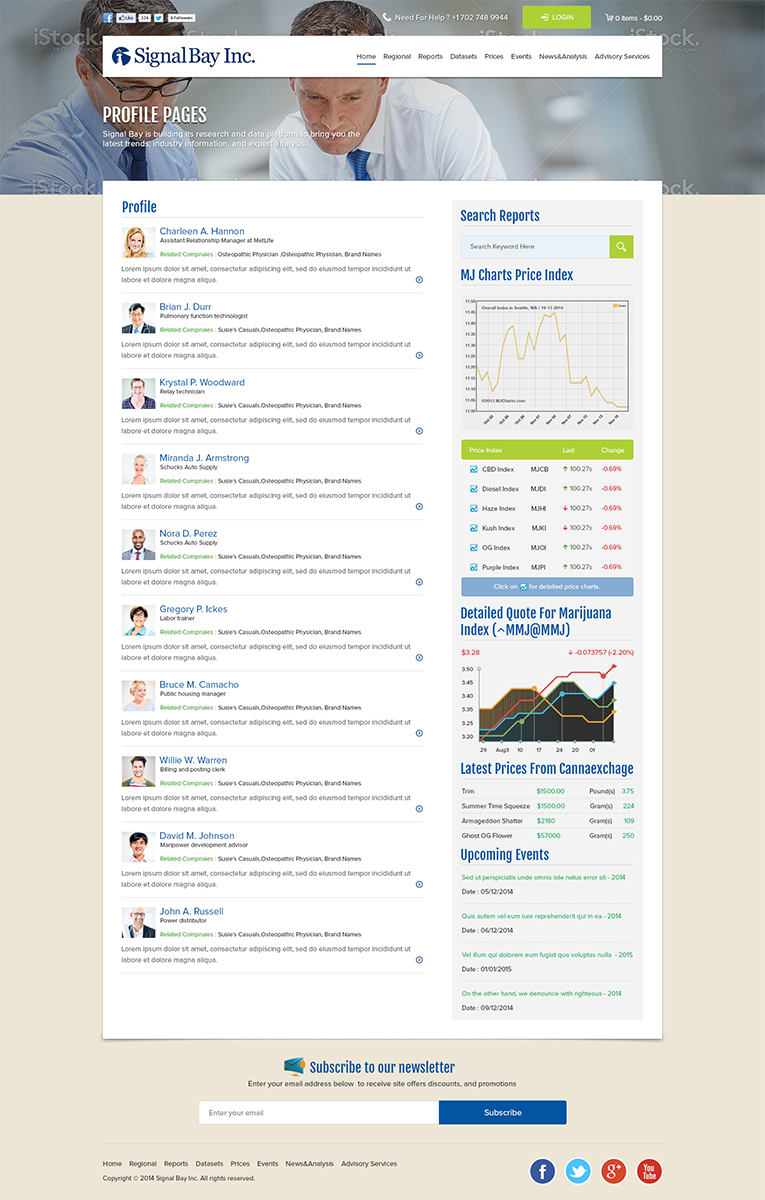 Wordpress Design by Mayank Patel for Signal Bay, Inc. | Design #5018817