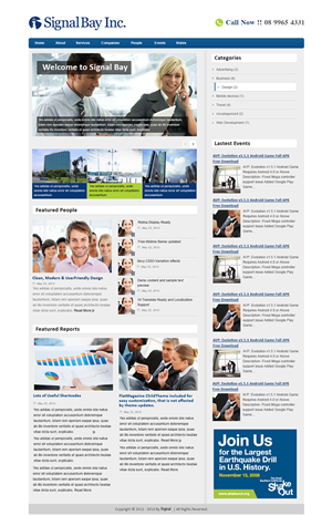 WordPress-Design von webxvision für Signal Bay, Inc. | Design: #4988642