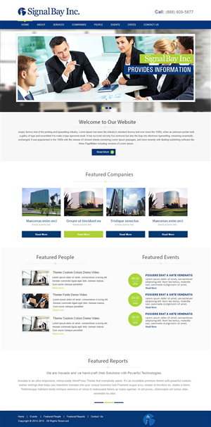 WordPress-Design von webxvision für Signal Bay, Inc. | Design: #4988647