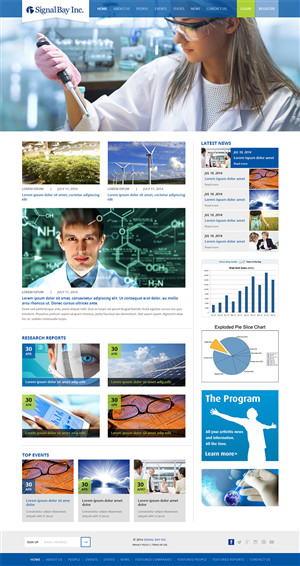 Diseño Wordpress por Creative Usha para Signal Bay, Inc. | Diseño #4946819
