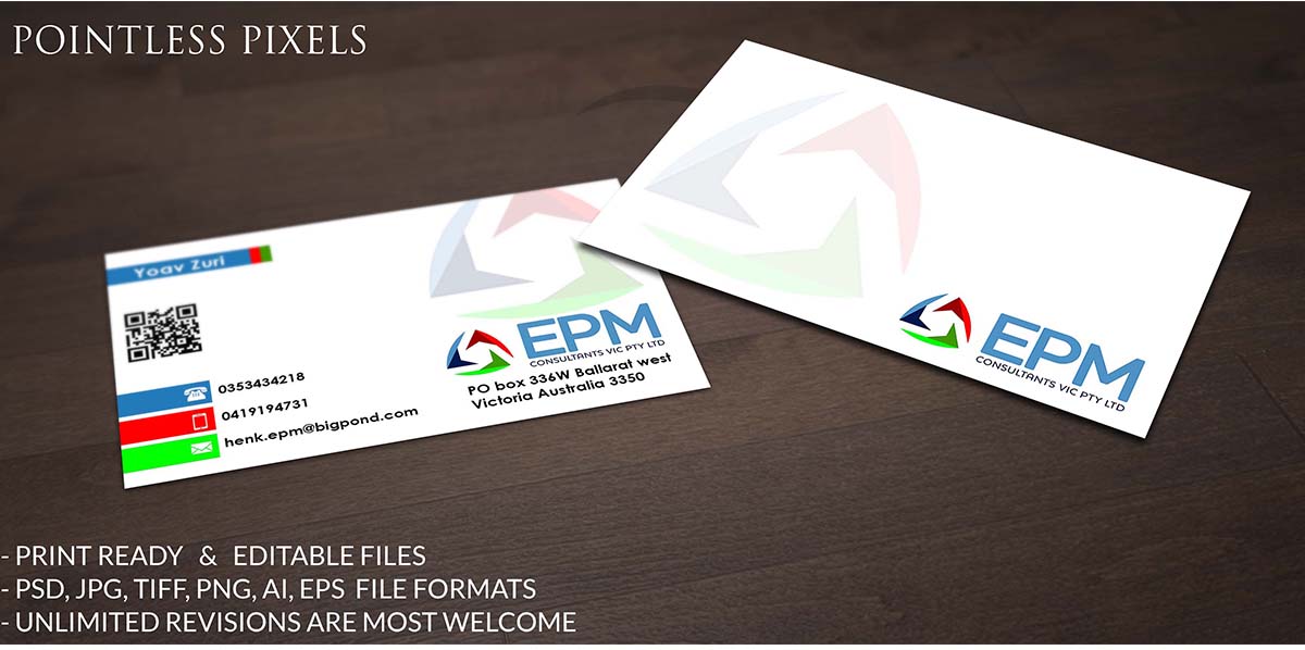 Business Card Design by Pointless Pixels India for this project | Design #4924672