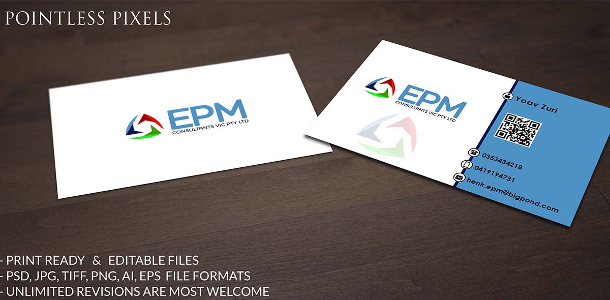 Business Card Design by Pointless Pixels India for this project | Design #4930859