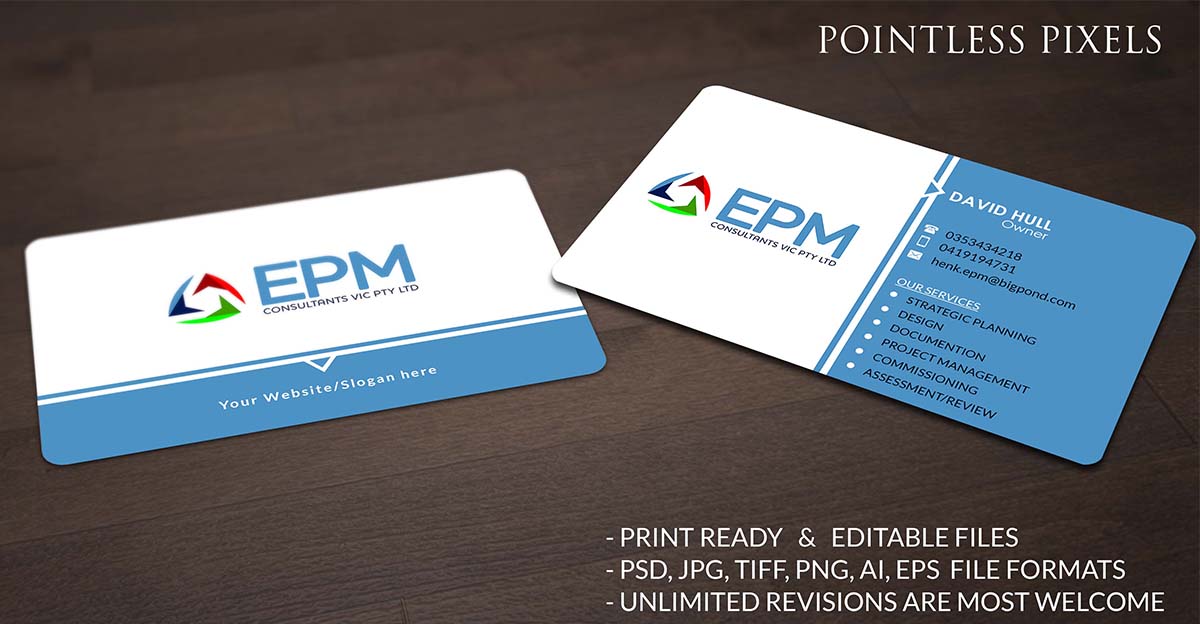 Business Card Design by Pointless Pixels India for this project | Design #4931037