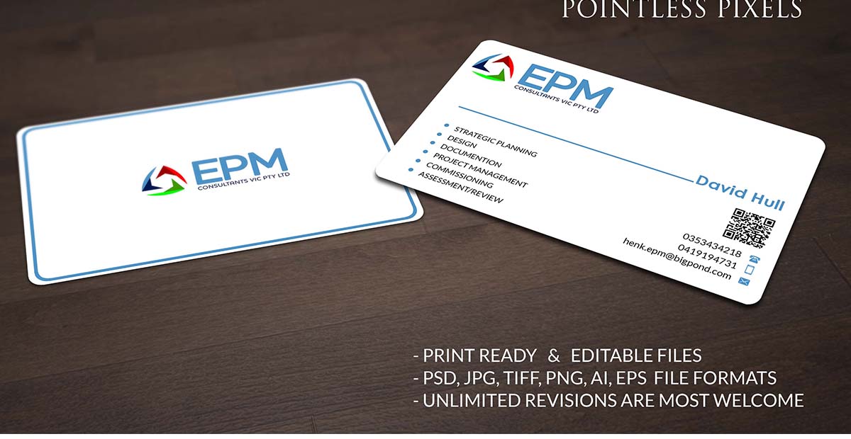 Design de Carte de Visite par Pointless Pixels India pour ce projet | Design #4933733