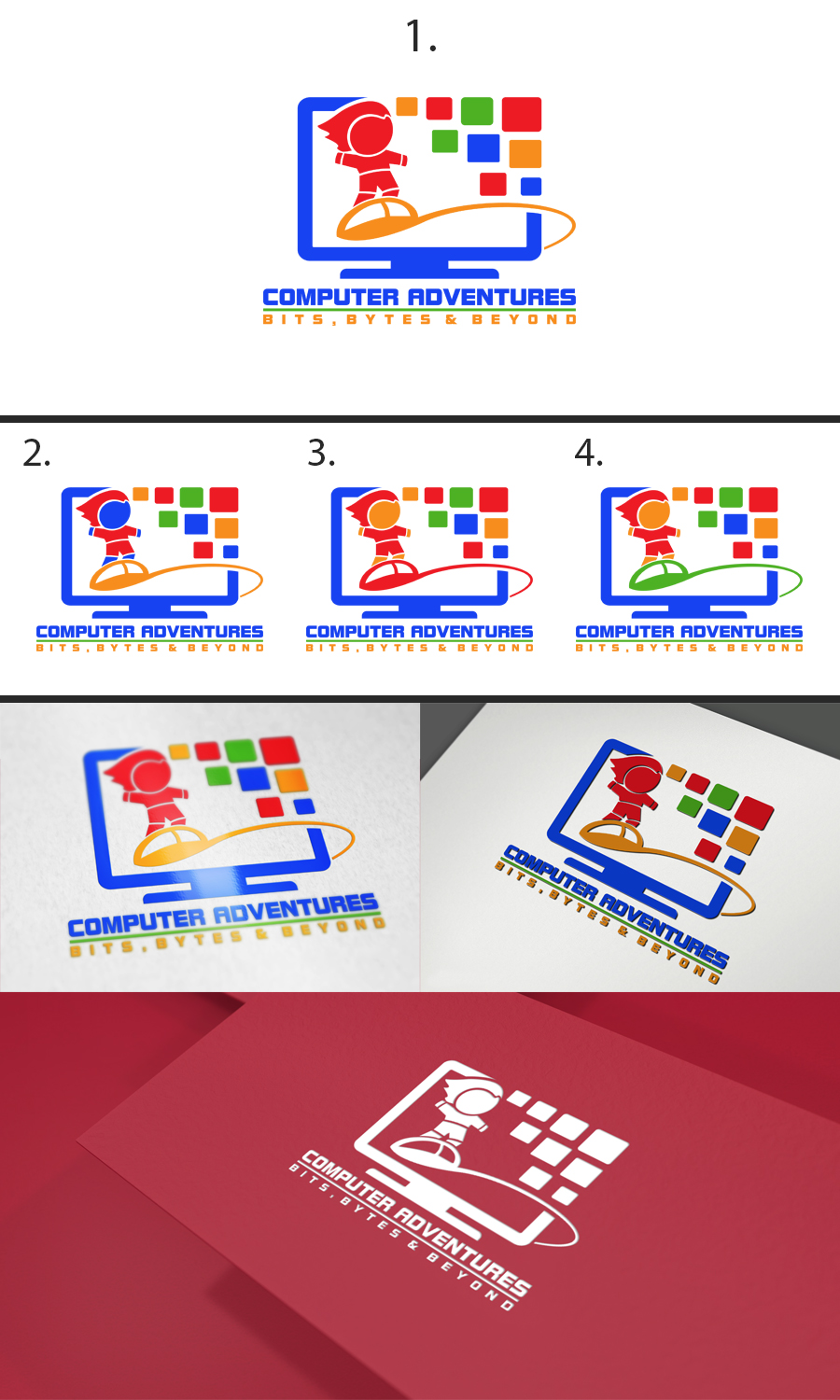 Logo Design by pine design for Computer Adventures LLC | Design #4991235