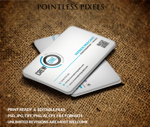 Business Card Design by Pointless Pixels India for Crew One Photography | Design: #5011518
