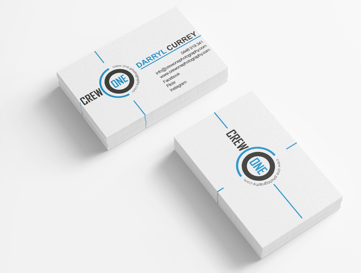 Business Card Design by IgorShcherbakov for Crew One Photography | Design #5018723